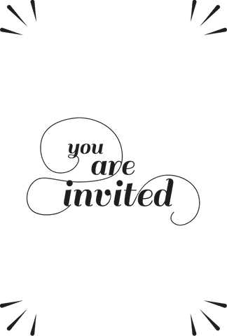 transparent invitation text overlay vector design - Download Free Stock Videos Pikwizard.com