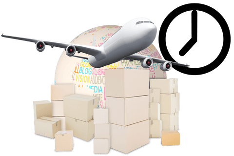 Transparent PNG Airplane Delivers Boxes Globally Around Clock - Download Free Stock Videos Pikwizard.com