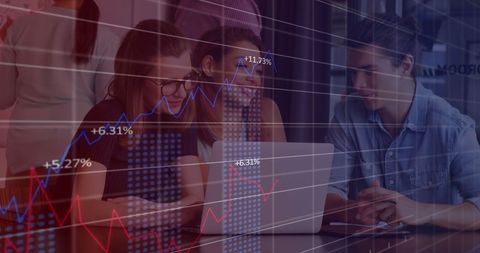 Diverse Team Analyzing Financial Graphs - Download Free Stock Images Pikwizard.com