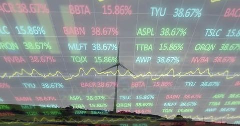 Integration of Renewable Energy and Financial Data Visualization