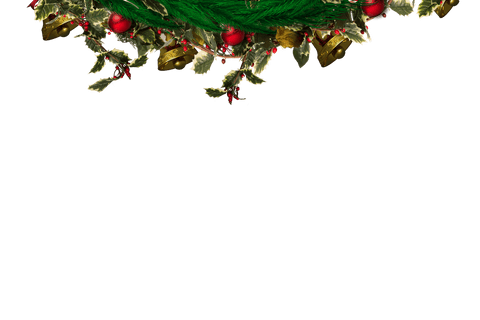 Christmas Decorations Garland Transparent Background
