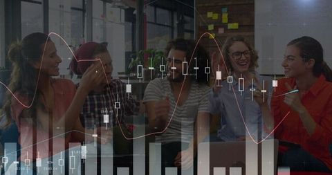 Dynamic Figures Analyzing Financial Data with Diverse Team