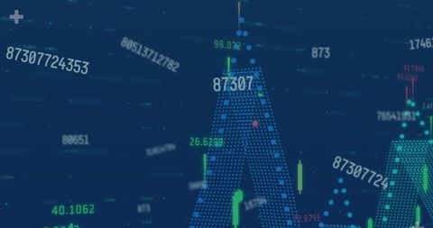 Digital Data Visualization with Financial Analytics and Metrics - Download Free Stock Images Pikwizard.com