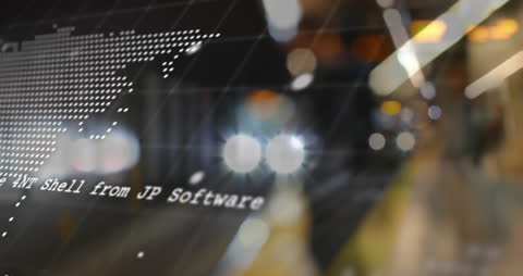 Digital Data Overlay with Arriving Metro Train in Background