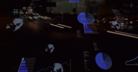 Digital Economies and Network Analysis at Night