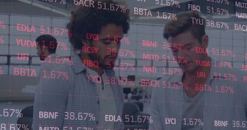Financial Professionals Analyzing Market Data in Modern Office - Download Free Stock Images Pikwizard.com