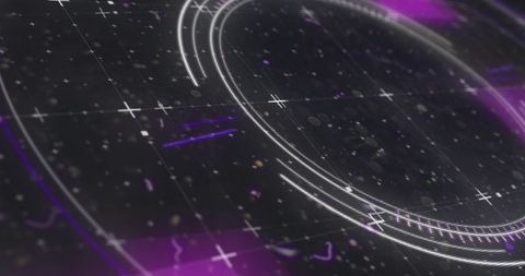 Dynamic digital glitch with futuristic data processing