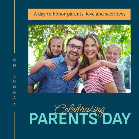Celebrating Parents Day with Happy Family Outdoors - Download Free Stock Templates Pikwizard.com