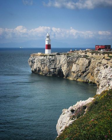 Scenic View of Lighthouse on Rocky Coast