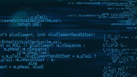 Animation of Data Processing with Moving Code and Graphics