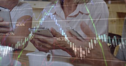 Investors Analyzing Stock Market Data on Smartphones - Download Free Stock Images Pikwizard.com