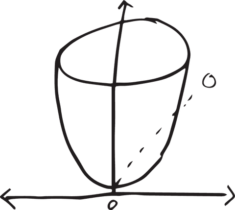 transparent 3d geometric cone diagram with arrow axis - Download Free Stock Videos Pikwizard.com