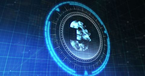 Digital Euro Currency in Futuristic Space Concept - Download Free Stock Images Pikwizard.com