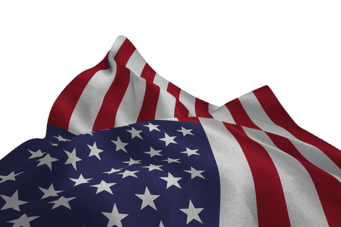 transparent waving american flag illustration on isolated background - Download Free Stock Videos Pikwizard.com