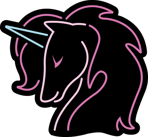magical unicorn head digital illustration on transparent background - Download Free Stock Videos Pikwizard.com