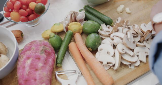 Variety of Fresh Vegetables for Healthy Cooking at Home - Download Free Stock Images Pikwizard.com