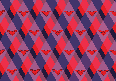 Colorful Heart Wing Patterns on Transparent Background - Download Free Stock Videos Pikwizard.com