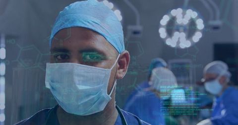 Medical innovation with digital data overlay in surgical environment