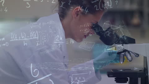 Female Scientist Experimenting in Laboratory
