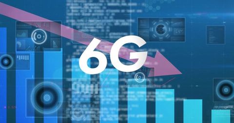 6G Technology with Declining Trend amidst Digital Interface - Download Free Stock Images Pikwizard.com