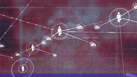 Animated Network Chart with Connected Avatars