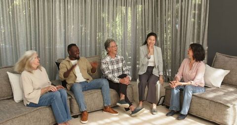 Diverse Therapists Celebrating Mental Health Achievements