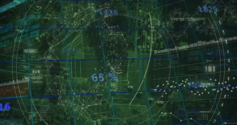Digital Connections and Data Scanning Graphic Interface
