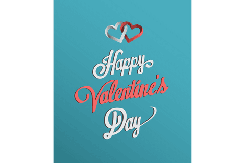 Happy Valentine's Day Text with Transparent Background - Download Free Stock Videos Pikwizard.com