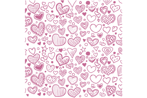 Pink Hearts Pattern on Transparent Background - Download Free Stock Videos Pikwizard.com