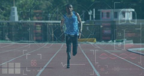 Futuristic Running Technology Embraces Adaptive Athletes - Download Free Stock Images Pikwizard.com