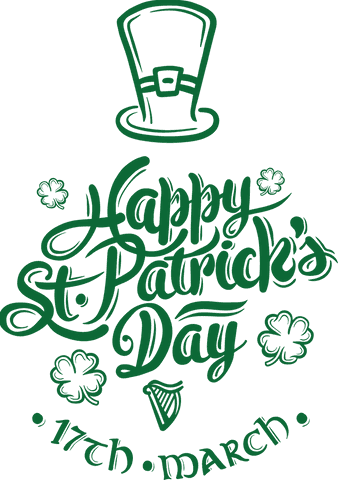 St. Patrick’s Day Greeting Design on Transparent Background - Download Free Stock Videos Pikwizard.com