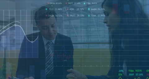 Financial Discussion with Networked Data Overlay
