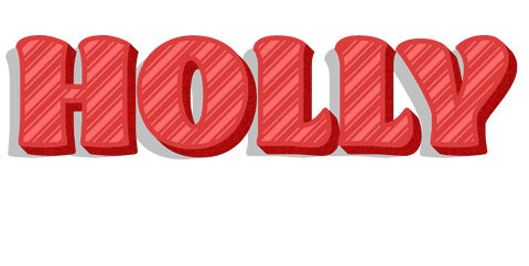 Transparent Festive Red Holly Striped Text Illustration - Download Free Stock Videos Pikwizard.com