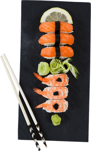 japanese sushi platter with transparent background - Download Free Stock Videos Pikwizard.com