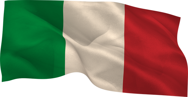 Italian Flag Waving Illustration on Transparent Background Vector - Download Free Stock Videos Pikwizard.com