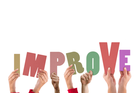 people holding transparent letters forming word improve - Download Free Stock Videos Pikwizard.com
