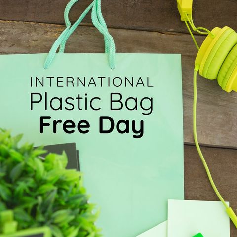 international plastic bag free day environmental awareness concept - Download Free Stock Templates Pikwizard.com