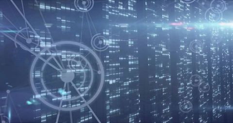 Digital Data Network with Futuristic Interface Overlays - Download Free Stock Images Pikwizard.com