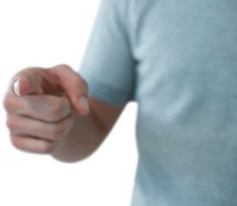 Person Interacting with Transparent Virtual Interface - Download Free Stock Videos Pikwizard.com