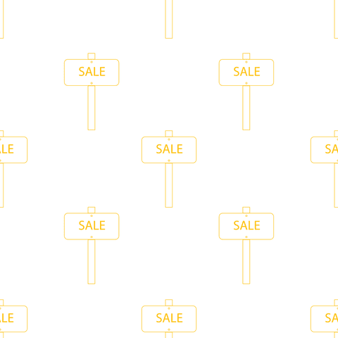 Yellow Sale Signs Pattern on Transparent Background - Download Free Stock Videos Pikwizard.com