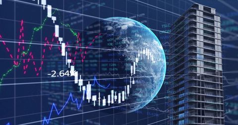 Global Finance Concepts with Data and Urban Growth - Download Free Stock Images Pikwizard.com