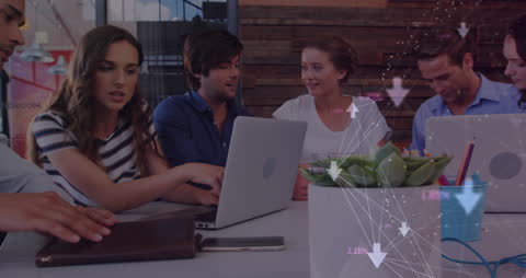 Diverse Team Engaged in Collaborative Networking