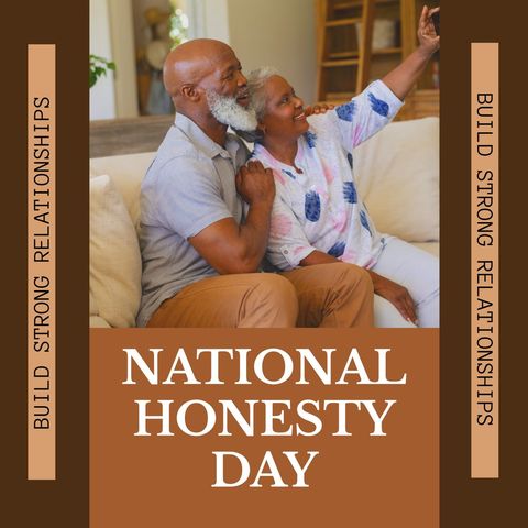 african american couple celebrating national honesty day together - Download Free Stock Templates Pikwizard.com