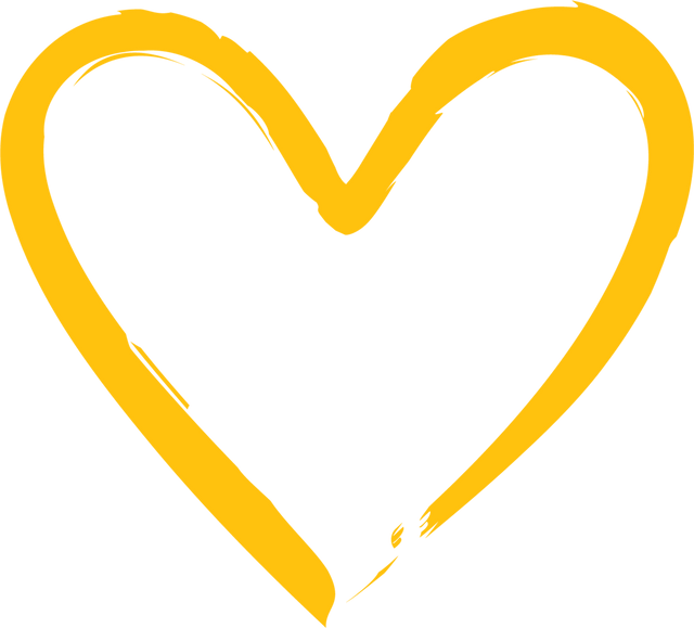 Yellow Heart Illustration on Transparent Background Symbolizes Love - Download Free Stock Videos Pikwizard.com