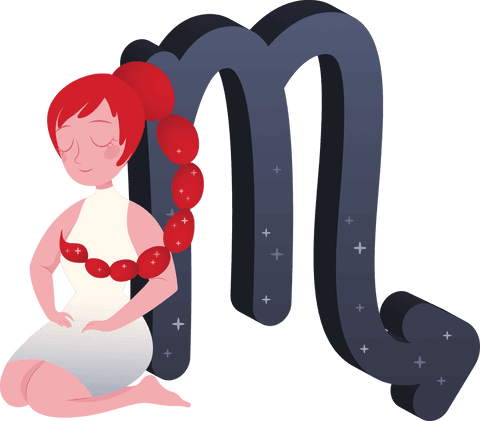 scorpio zodiac illustration with transparent background - Download Free Stock Videos Pikwizard.com