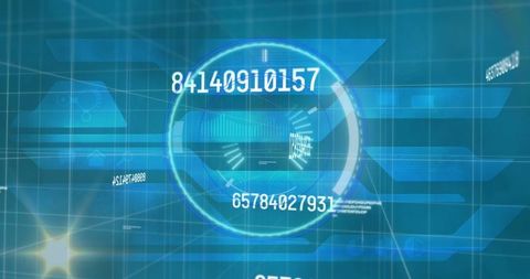 Digital Interface with Numeric Code and Tech Elements - Download Free Stock Images Pikwizard.com