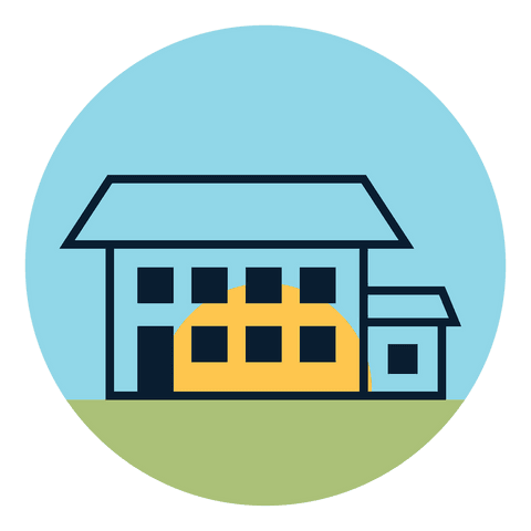 stylized modern house illustration with transparent background - Download Free Stock Videos Pikwizard.com