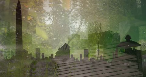 Digital Media Integration Urban Landscape and Nature