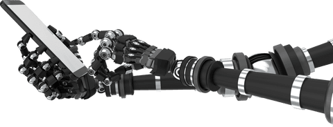 AI Robot Hands Holding Smartphone Transparent Background - Download Free Stock Videos Pikwizard.com