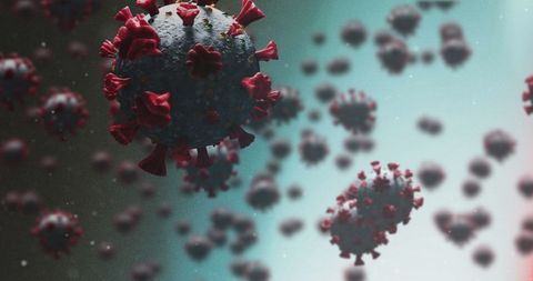 3D Visualization of COVID-19 Virus Cells - Download Free Stock Images Pikwizard.com